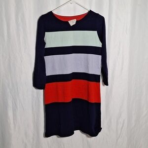 AlliHop Colorful Striped Mini Dress